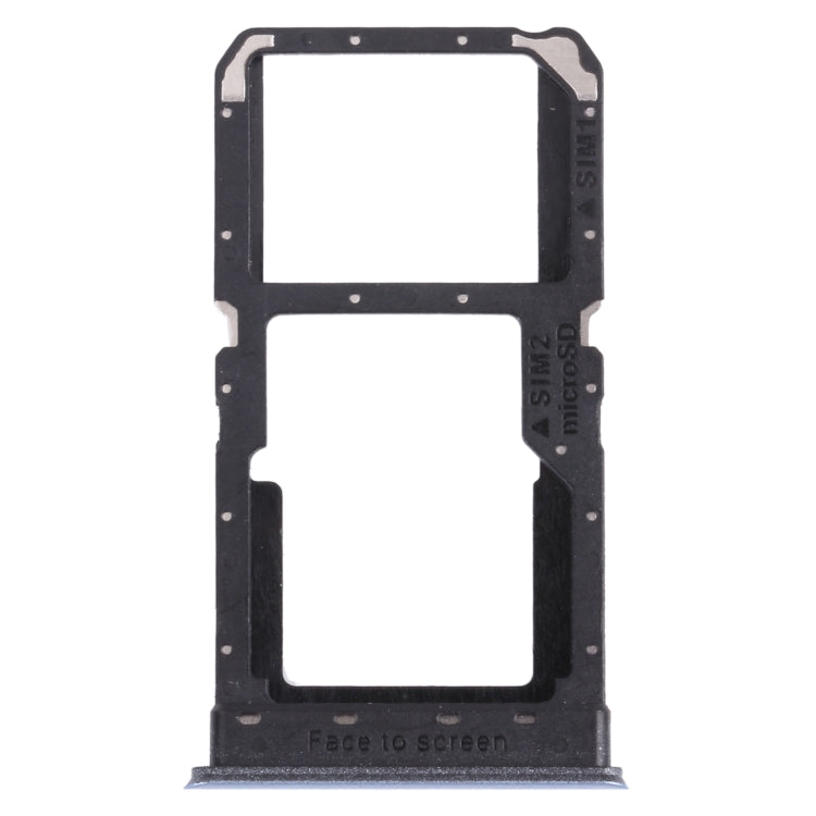 For OPPO Realme V5 5G  SIM Card Tray + SIM Card Tray / Micro SD Card Tray (Silver) - Card Socket by PMc TechLife | Online Shopping South Africa | PMc TechLife | Buy Now Pay Later Mobicred