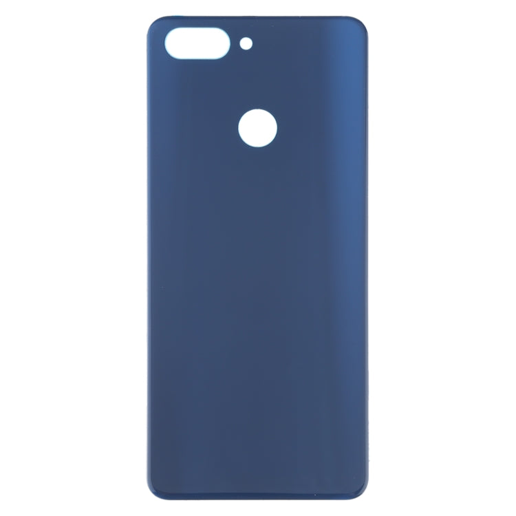 Glass Battery Back Cover for ZTE Blade V9(Blue) - For ZTE by PMC Jewellery | Online Shopping South Africa | PMC Jewellery | Buy Now Pay Later Mobicred