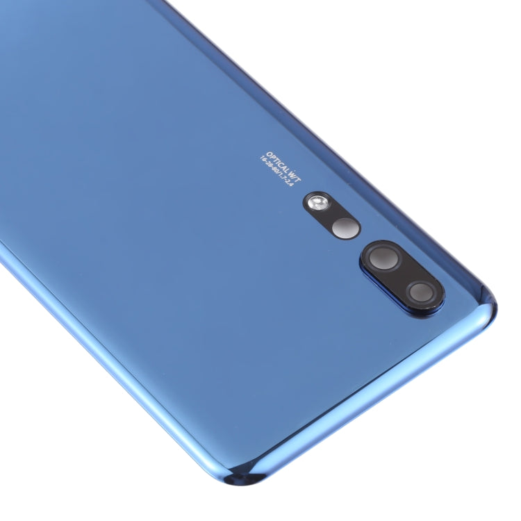 Glass Battery Back Cover for ZTE Axon 10 Pro(Blue) - For ZTE by PMC Jewellery | Online Shopping South Africa | PMC Jewellery | Buy Now Pay Later Mobicred