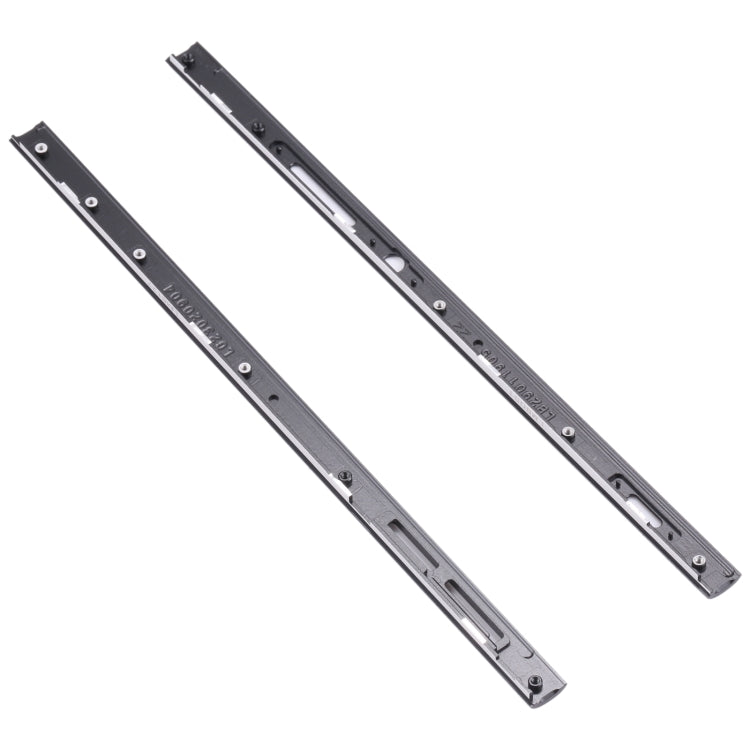 1 Pair Metal Side Part Sidebar For Sony Xperia XA2 Ultra(Black) - Frame Bezel Plate by PMC TechLife | Online Shopping South Africa | PMC TechLife | Buy Now Pay Later Mobicred