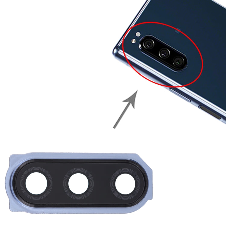 Camera Lens Cover for Sony Xperia 5 (Blue) - Camera by PMc TechLife | Online Shopping South Africa | PMc TechLife | Buy Now Pay Later Mobicred