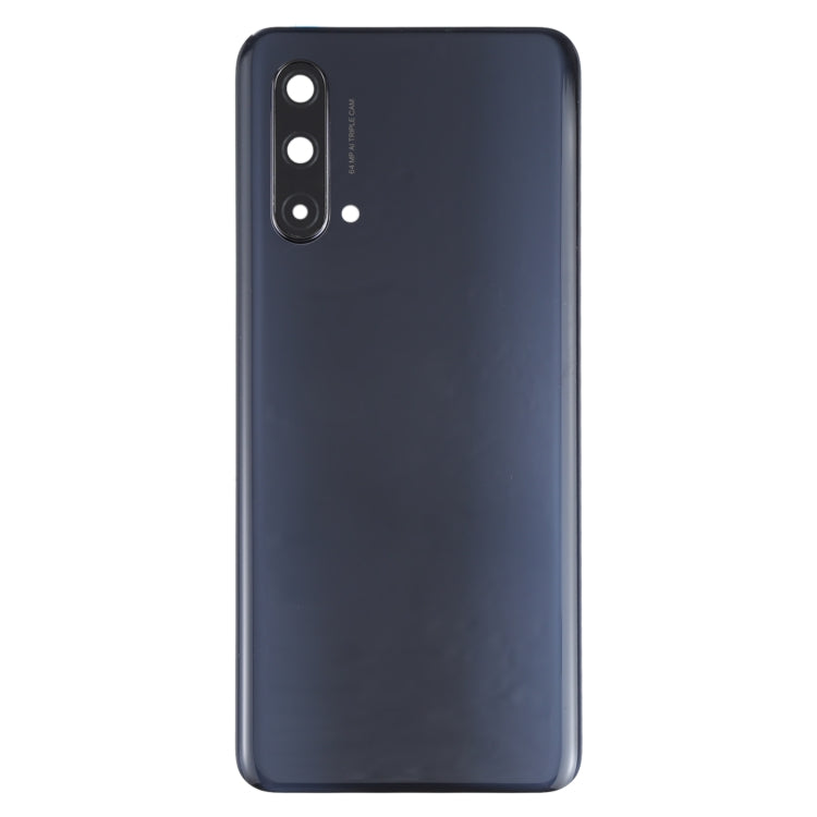 For OnePlus Nord CE 5G Battery Back Cover with Camera Lens Cover (Black) - Back Cover by PMC Jewellery | Online Shopping South Africa | PMC Jewellery | Buy Now Pay Later Mobicred