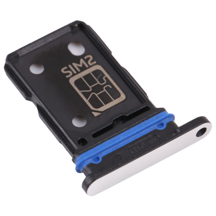 For vivo X70 V2133A V2104 SIM Card Tray + SIM Card Tray (Silver) - Card Socket by PMc TechLife | Online Shopping South Africa | PMc TechLife | Buy Now Pay Later Mobicred