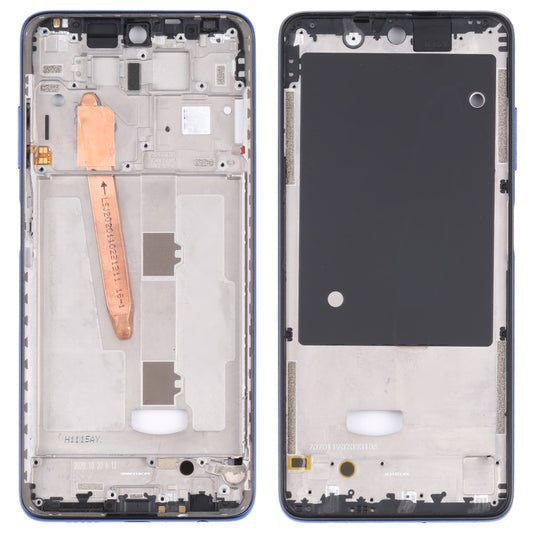 Original Middle Frame Bezel Plate for Xiaomi Poco X3 Pro (Blue) - Frame Bezel Plate by PMC Jewellery | Online Shopping South Africa | PMC Jewellery | Buy Now Pay Later Mobicred