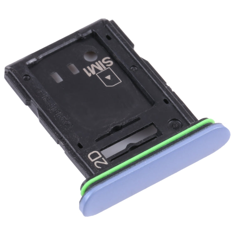 Original SIM Card Tray + SIM Card Tray / Micro SD Card Tray for Sony Xperia 10 III(Blue) - Card Tray by PMC Jewellery | Online Shopping South Africa | PMC Jewellery