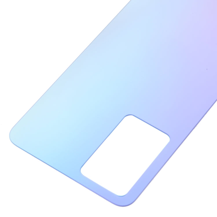 For OPPO Reno7 Pro 5G Glass Battery Back Cover (Blue) - Back Cover by PMC Jewellery | Online Shopping South Africa | PMC Jewellery