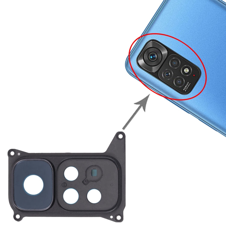 Back Camera Lens Frame for Xiaomi Redmi Note 11/Redmi Note 11s - Camera by PMC TechLife | Online Shopping South Africa | PMC TechLife