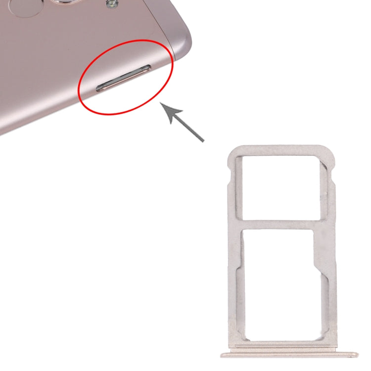 SIM Card Tray + SIM Card Tray / Micro SD Card Tray for Honor Play 6 (Gold) - Card Socket by PMc TechLife | Online Shopping South Africa | PMc TechLife | Buy Now Pay Later Mobicred