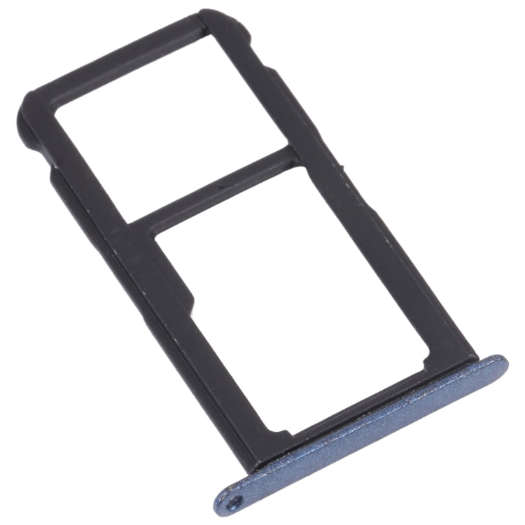 SIM Card Tray + SIM Card Tray / Micro SD Card Tray for Honor Play 6 (Blue) - Card Socket by PMc TechLife | Online Shopping South Africa | PMc TechLife | Buy Now Pay Later Mobicred
