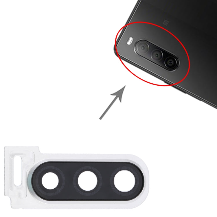 Camera Lens Cover for Sony Xperia 10 II (Silver) - free shipping - PMC TechLife - Order now!