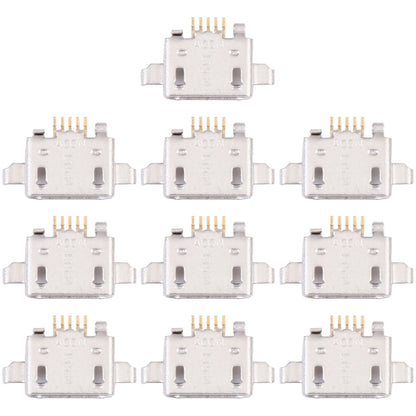 For Alcatel Pop 4 OT5051 10pcs Charging Port Connector - Single Tail Connector by PMC Jewellery | Online Shopping South Africa | PMC Jewellery | Buy Now Pay Later Mobicred