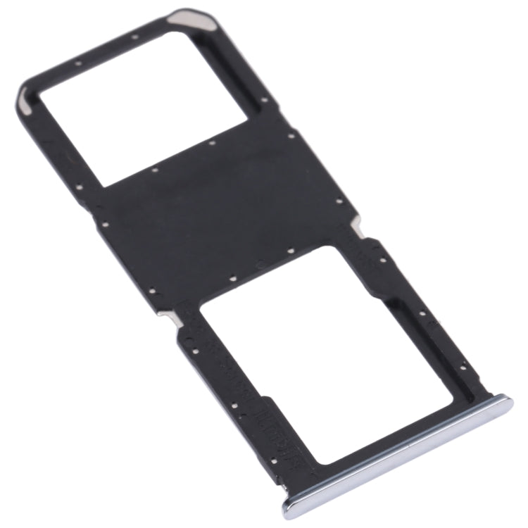 For OnePlus Nord N200 5G DE2118 / DE2117 SIM Card Tray + Micro SD Card Tray (Silver) - Card Tray by PMc TechLife | Online Shopping South Africa | PMc TechLife | Buy Now Pay Later Mobicred