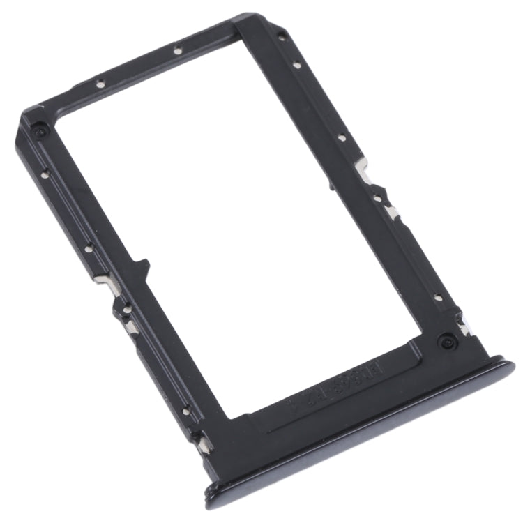 For OPPO Reno5 4G SIM Card Tray + SIM Card Tray(Black) - Card Socket by PMc TechLife | Online Shopping South Africa | PMc TechLife | Buy Now Pay Later Mobicred