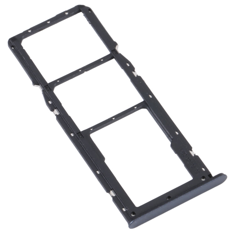 For Realme C35 SIM Card Tray + SIM Card Tray + Micro SD Card Tray (Black) - Card Socket by PMc TechLife | Online Shopping South Africa | PMc TechLife | Buy Now Pay Later Mobicred