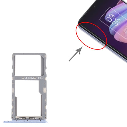 For TCL 10 SE T766H Original SIM Card Tray + SIM / Micro SD Card Tray(Purple) - For TCL by PMC Jewellery | Online Shopping South Africa | PMC Jewellery | Buy Now Pay Later Mobicred
