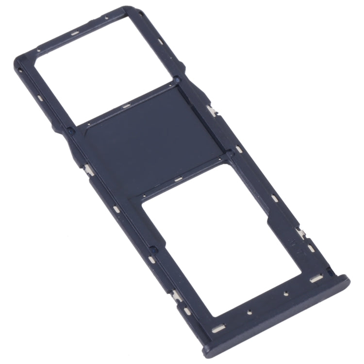 For Alcatel 1V 2021 Original SIM Card Tray + Micro SD Card Tray(Blue) - Card Tray by PMC Jewellery | Online Shopping South Africa | PMC Jewellery | Buy Now Pay Later Mobicred