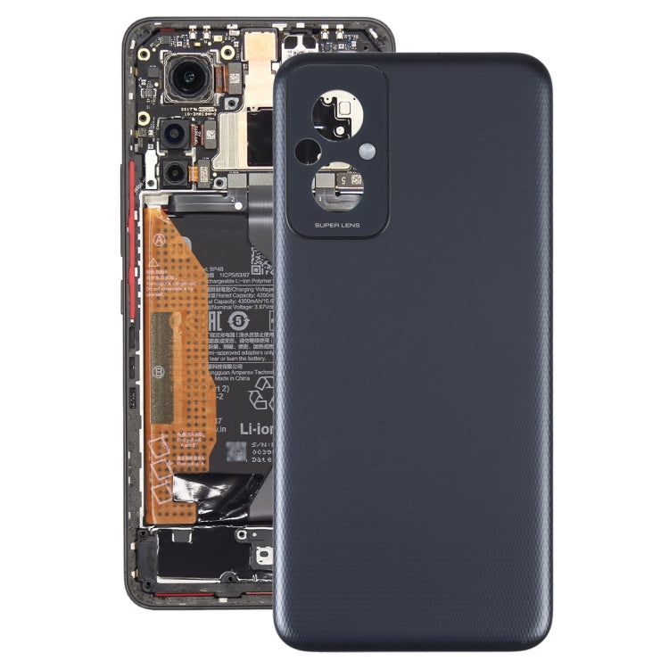 For Xiaomi Redmi 11 Prime Original Battery Back Cover(Black) - Back Cover by PMC TechLife | Online Shopping South Africa | PMC TechLife