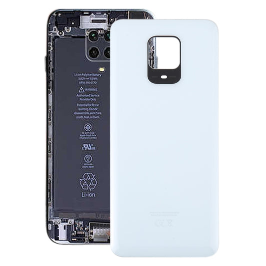 For Xiaomi Redmi Note 9 Pro India OEM Glass Battery Back Cover(White) - Back Cover by PMC Jewellery | Online Shopping South Africa | PMC Jewellery