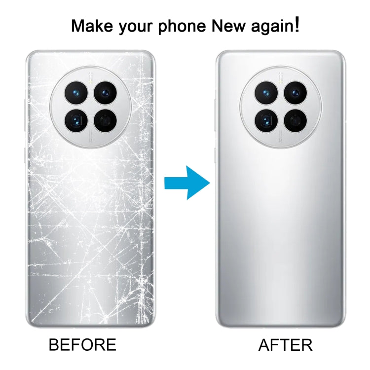 For Huawei Mate 50 Battery Back Cover(Silver) - Back Cover by PMC TechLife | Online Shopping South Africa | PMC TechLife