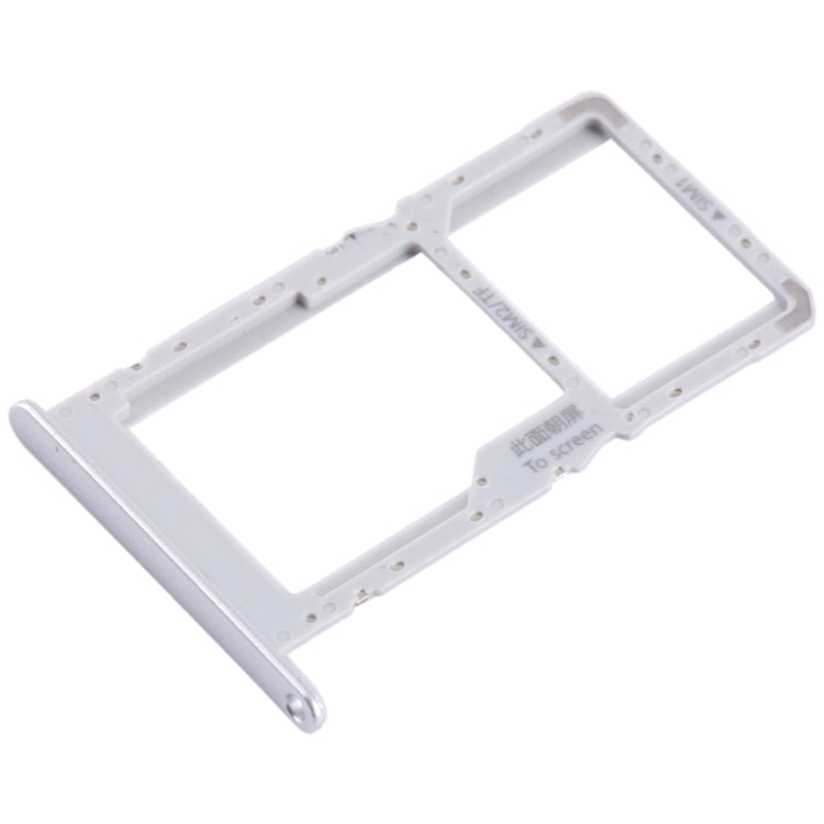 For Huawei nova Y70 SIM + SIM / Micro SD Card Tray (Silver) - Card Socket by PMc TechLife | Online Shopping South Africa | PMc TechLife | Buy Now Pay Later Mobicred