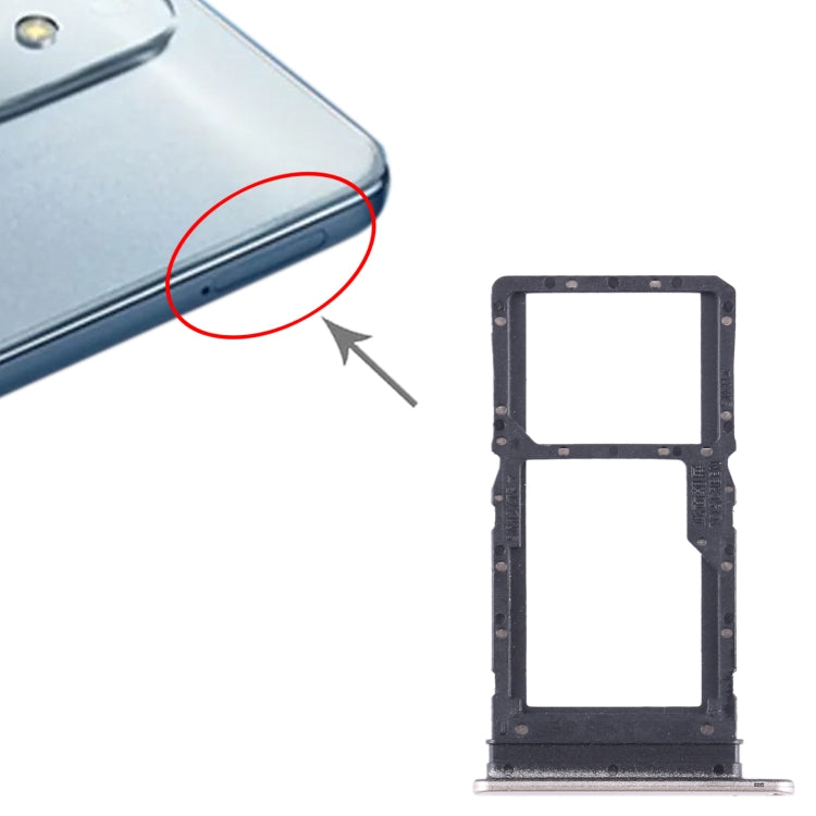 For Honor Play6T SIM + SIM / Micro SD Card Tray (Gold) - Card Socket by PMc TechLife | Online Shopping South Africa | PMc TechLife | Buy Now Pay Later Mobicred