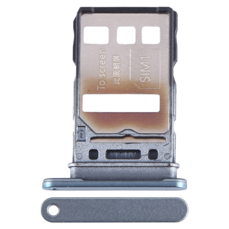 For Honor 80 Pro SIM + SIM Card Tray (Green) - Card Socket by PMc TechLife | Online Shopping South Africa | PMc TechLife | Buy Now Pay Later Mobicred