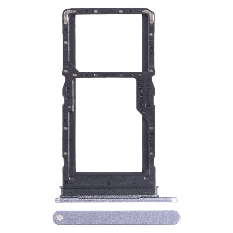 For Honor Play6C SIM + SIM / Micro SD Card Tray (Purple) - Card Socket by PMc TechLife | Online Shopping South Africa | PMc TechLife | Buy Now Pay Later Mobicred