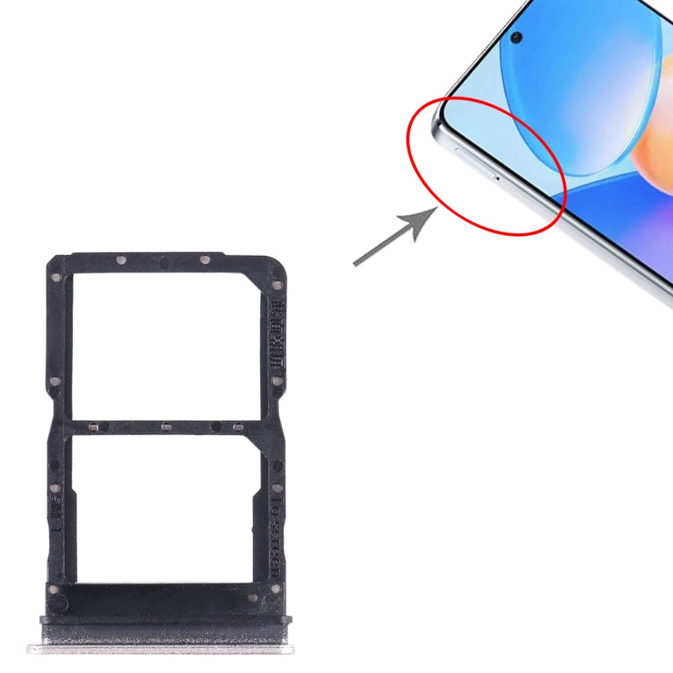 For Honor X40i SIM + SIM Card Tray (Aurora) - Card Socket by PMc TechLife | Online Shopping South Africa | PMc TechLife | Buy Now Pay Later Mobicred