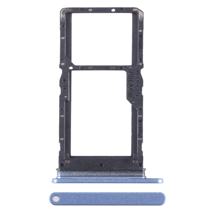For Honor X5 SIM + SIM / Micro SD Card Tray (Blue) - Card Socket by PMc TechLife | Online Shopping South Africa | PMc TechLife | Buy Now Pay Later Mobicred