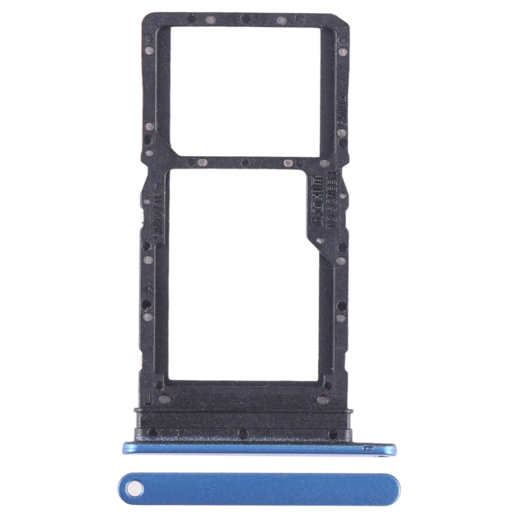 For Honor X7 SIM + SIM / Micro SD Card Tray (Blue) - Card Socket by PMC TechLife | Online Shopping South Africa | PMC TechLife