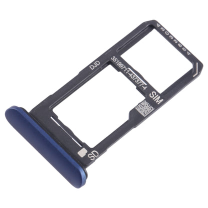 For Sony Xperia 10 II Original SIM + Micro SD Card Tray (Blue) - Card Tray by PMC Jewellery | Online Shopping South Africa | PMC Jewellery