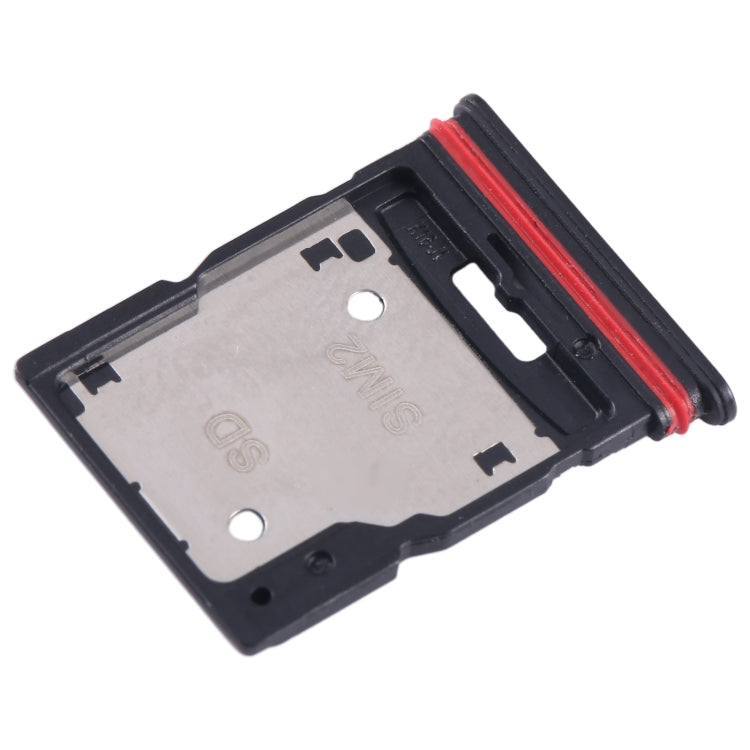 For Xiaomi Redmi Note 11T Pro SIM Card Tray + SIM Card Tray / Micro SD Card Tray (Black) - Card Tray by PMC TechLife | Online Shopping South Africa | PMC TechLife | Buy Now Pay Later Mobicred