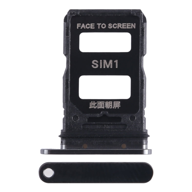 For Xiaomi 13 SIM Card Tray + SIM Card Tray (Black) - Card Tray by PMC TechLife | Online Shopping South Africa | PMC TechLife