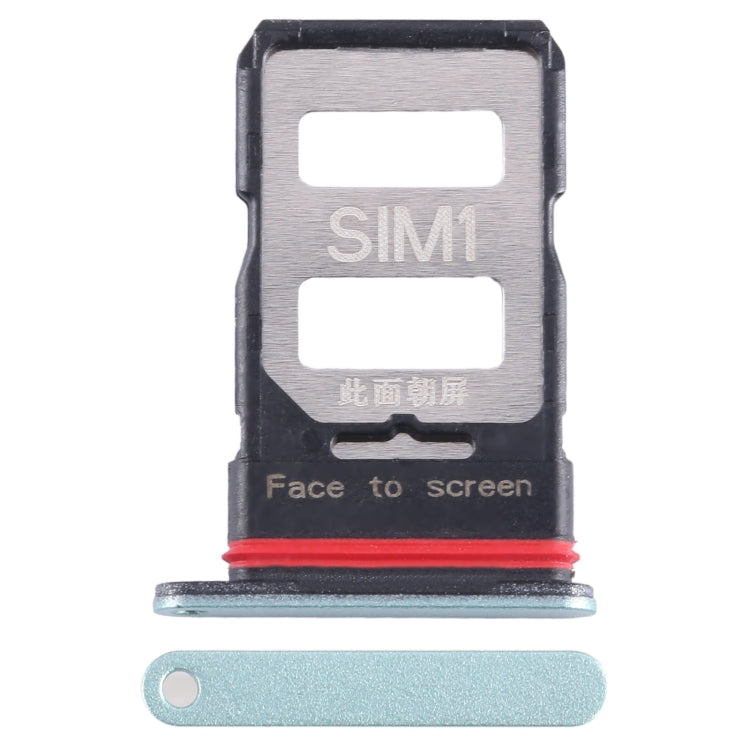 For Xiaomi Poco F5 Pro SIM Card Tray + SIM Card Tray (Green) - Card Tray by PMC TechLife | Online Shopping South Africa | PMC TechLife | Buy Now Pay Later Mobicred