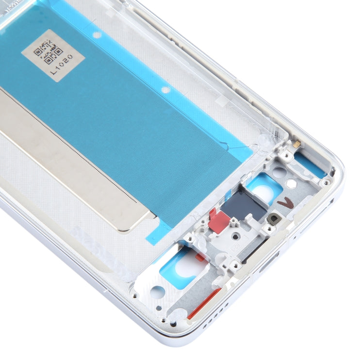 For Xiaomi Redmi K70 Original Front Housing LCD Frame Bezel Plate (White) - Frame Bezel Plate by PMC TechLife | Online Shopping South Africa | PMC TechLife