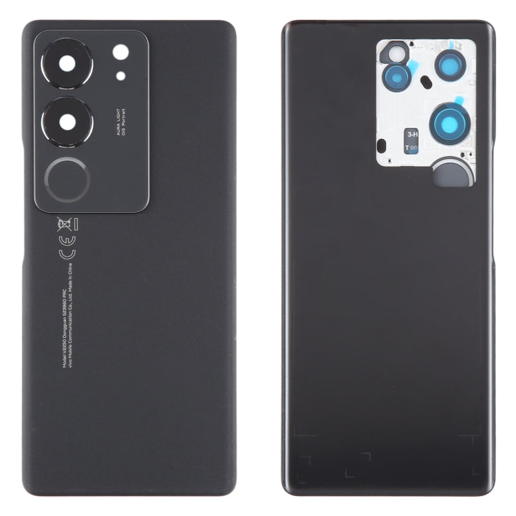 For vivo V29 Original Battery Back Cover with Camera Lens Cover(Black) - Back Cover by PMC TechLife | Online Shopping South Africa | PMC TechLife