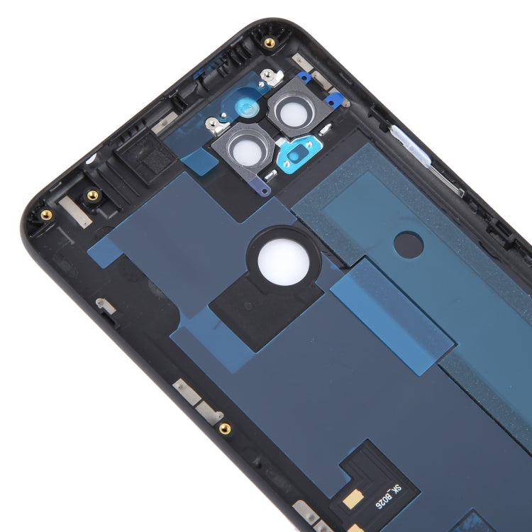 For Google Pixel 4A 5G Battery Back Cover with Camera Lens Cover(Black) - Back Cover by PMC TechLife | Online Shopping South Africa | PMC TechLife