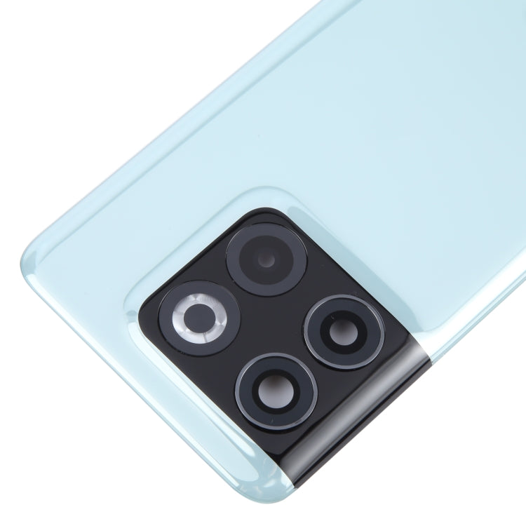 For OnePlus 10T Battery Back Cover with Camera Lens Cover(Green) - Back Cover by PMC TechLife | Online Shopping South Africa | PMC TechLife