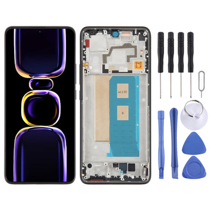 For Xiaomi Redmi K60 Pro Original OLED Material LCD Screen Digitizer Full Assembly with Frame (Black) - LCD Screen by PMC Jewellery | Online Shopping South Africa | PMC Jewellery