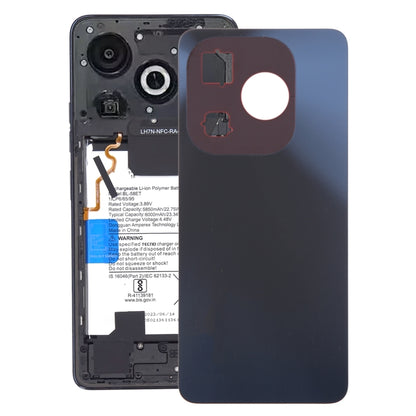 For Infinix Smart 8 Pro Original Battery Back Cover(Black) - Back Cover by PMC Jewellery | Online Shopping South Africa | PMC Jewellery | Buy Now Pay Later Mobicred