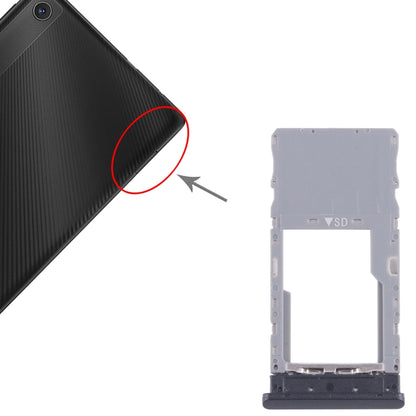 For TCL Tab 8 4G Original Micro SD Card Tray (Black) - For TCL by PMC Jewellery | Online Shopping South Africa | PMC Jewellery | Buy Now Pay Later Mobicred