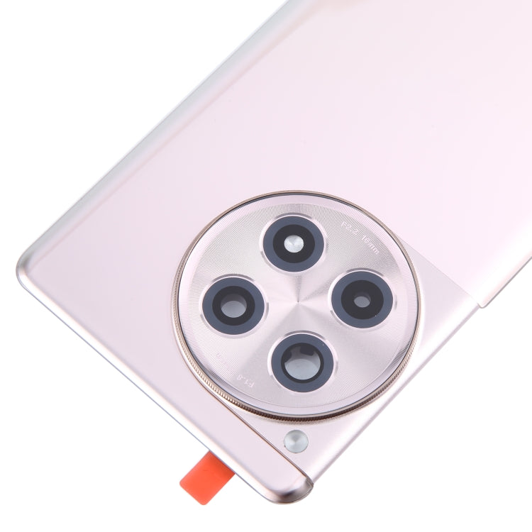 For OnePlus Ace 3 PJE110 Original Glass Battery Back Cover with Camera Lens(Rose Gold) - Back Cover by PMC Jewellery | Online Shopping South Africa | PMC Jewellery | Buy Now Pay Later Mobicred