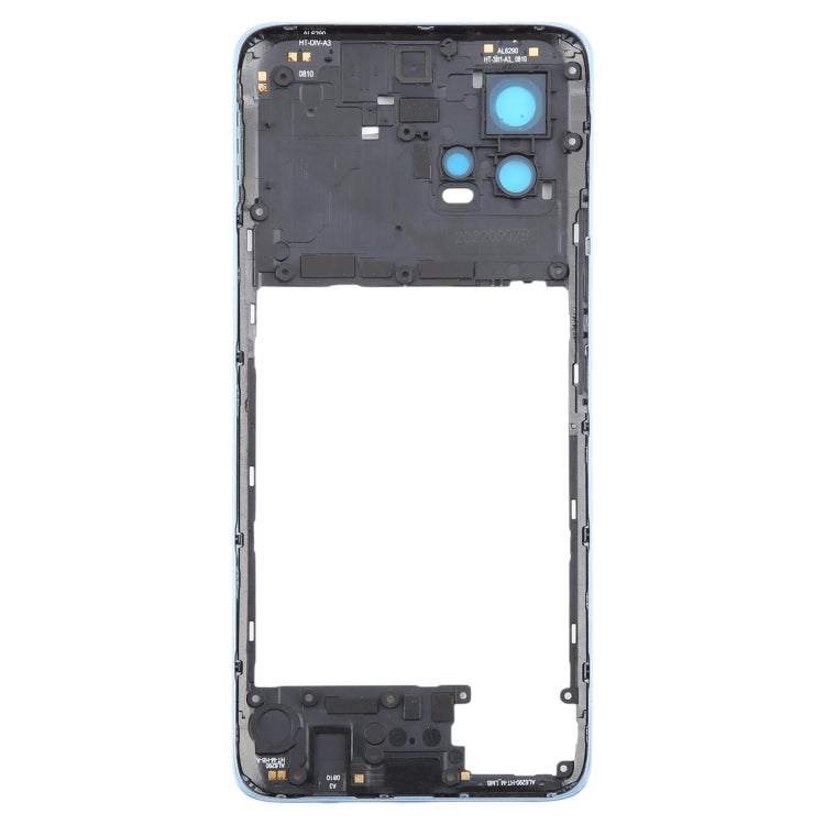 For Motorola Moto G72 Original Middle Frame Bezel Plate (Blue) - Frame Bezel Plate by PMC Jewellery | Online Shopping South Africa | PMC Jewellery | Buy Now Pay Later Mobicred