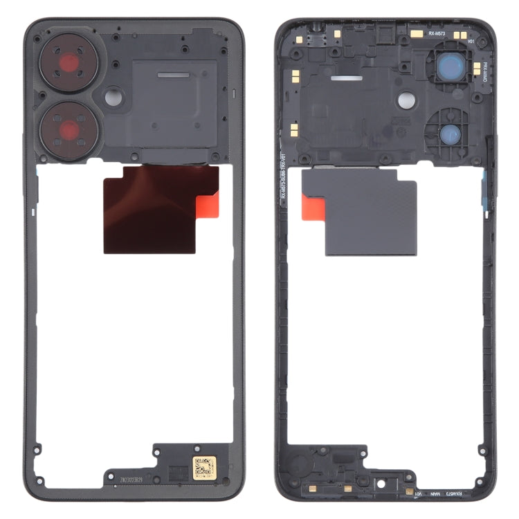 For Xiaomi Redmi 13R Original Middle Frame Bezel Plate (Black) - Frame Bezel Plate by PMC Jewellery | Online Shopping South Africa | PMC Jewellery | Buy Now Pay Later Mobicred