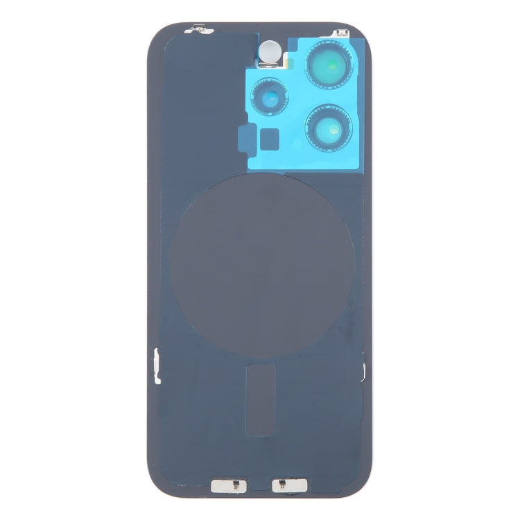 For iPhone 16 Pro Original Glass Battery Back Cover with Camera Lens Cover(White) - Back Cover by PMC Jewellery | Online Shopping South Africa | PMC Jewellery | Buy Now Pay Later Mobicred