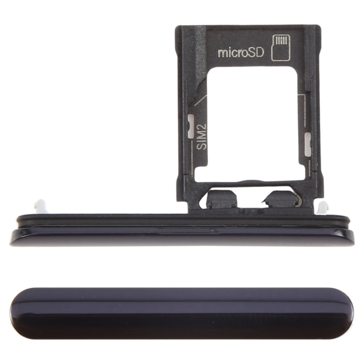 For Sony Xperia Ace SIM + Micro SD Card Tray (Black) - Card Tray by PMc TechLife | Online Shopping South Africa | PMc TechLife | Buy Now Pay Later Mobicred