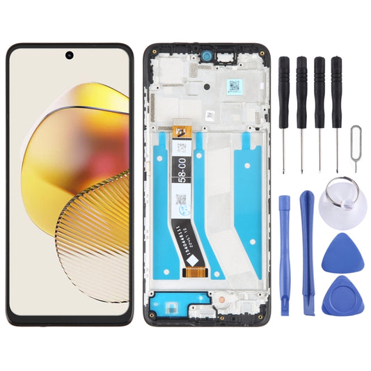 For Motorola Moto G73 OEM LCD Screen Digitizer Full Assembly With Frame - LCD Screen by PMC Jewellery | Online Shopping South Africa | PMC Jewellery | Buy Now Pay Later Mobicred