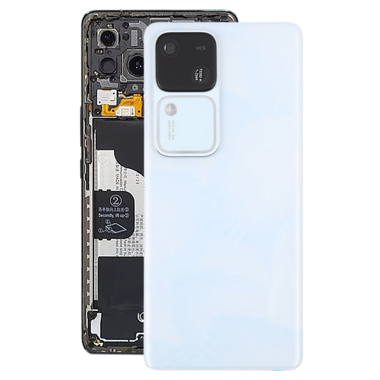 For vivo S18 5G Original Battery Back Cover with Camera Lens Cover(White) - Back Cover by PMC Jewellery | Online Shopping South Africa | PMC Jewellery | Buy Now Pay Later Mobicred