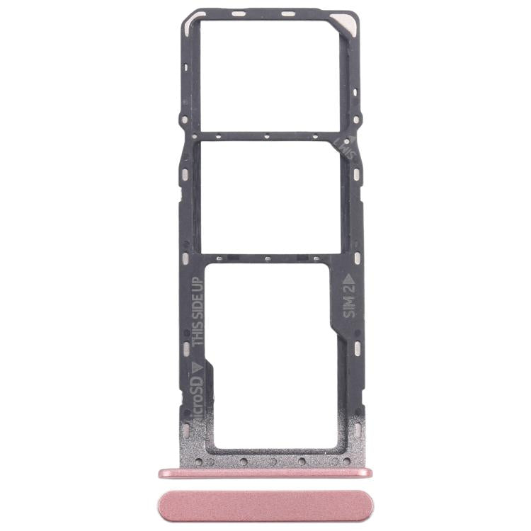 For Nokia C32 Original SIM Card Tray + SIM Card Tray + Micro SD Card Tray (Pink) - Card Tray by PMc TechLife | Online Shopping South Africa | PMc TechLife | Buy Now Pay Later Mobicred