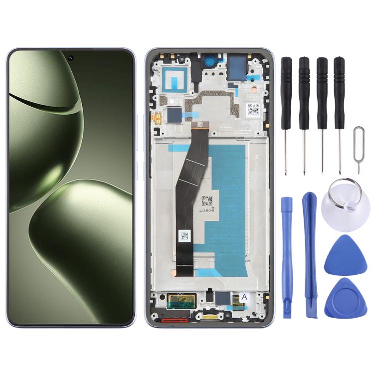For Xiaomi 14T AMOLED Original LCD Screen Digitizer Full Assembly with Frame (Blue) - LCD Screen by PMc TechLife | Online Shopping South Africa | PMc TechLife | Buy Now Pay Later Mobicred